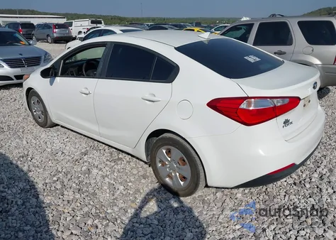 2016 Kia Forte Lx из США, поврежденный, VIN KNAFK4A67G5576838